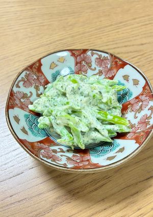 アスパラのあおさマヨ和え-レシピのメイン写真