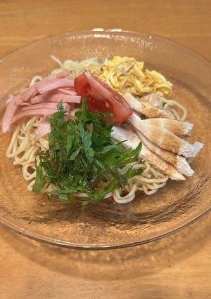 簡単っす！色合い鮮やか即席冷麺　-レシピのメイン写真