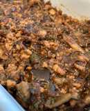 つくしと大豆ミートミンチの肉味噌風
