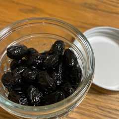 รูปของ フードドライヤーで　黒豆の甘納豆