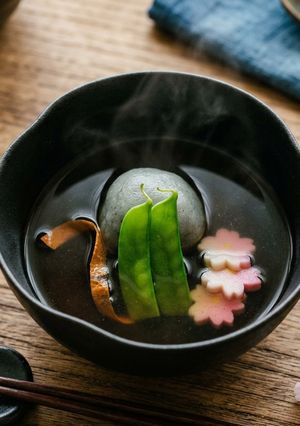 生麩レシピ　蓬そぼろ麸あんかけ-レシピのメイン写真