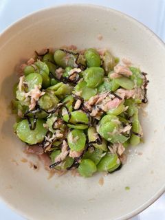 そら豆のツナ昆布和え-レシピのメイン写真