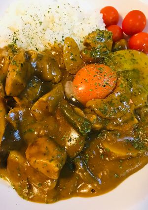 メイプルシロップの甘口チーズ玉子カレー-レシピのメイン写真