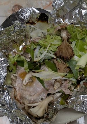 簡単！豚ロースと野菜の味噌󠄀ホイル焼き-レシピのメイン写真