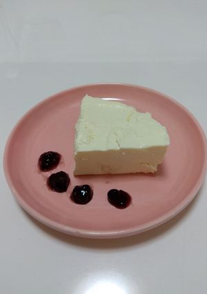 ふわふわレアチーズケーキ-レシピのメイン写真