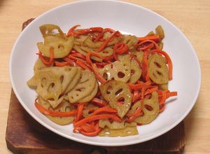 人参がうまい♪　れんこんのきんぴら-レシピのメイン写真