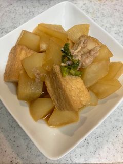 ちょこっと豚バラ厚揚げ大根-レシピのメイン写真