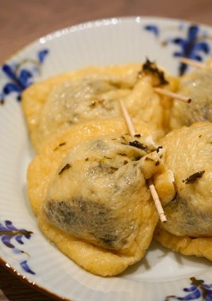納豆とオクラとアカモクのネバネバお揚げ-レシピのメイン写真