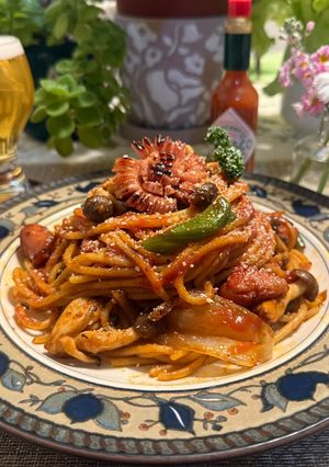 懐かしい味ナポリタン-レシピのメイン写真