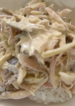 これで決まり茗荷のマヨネーズ和えご飯😋-レシピのメイン写真