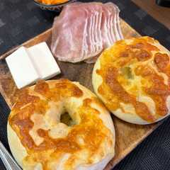 รูปของ チーズベーグル