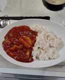 トマトジュースのベジタブルカレー