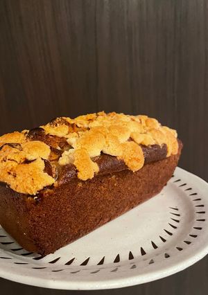 クランブル完熟バナナパウンドケーキ。-レシピのメイン写真