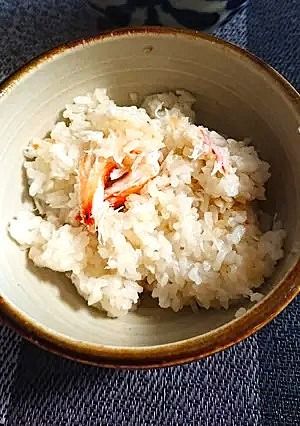かにの茹で汁でカニご飯-レシピのメイン写真