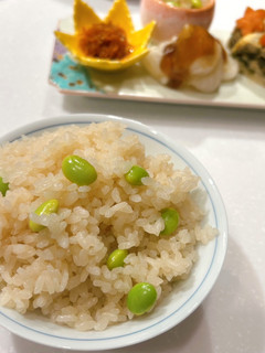 枝豆の炊き込みご飯(豆ご飯)-レシピのメイン写真