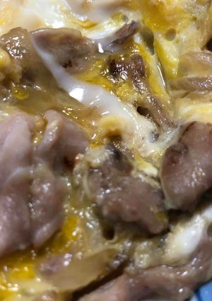 せせり切り落としで親子丼の頭-レシピのメイン写真