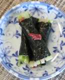 【使いきり】ブロッコリーの茎海苔巻き