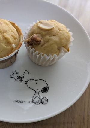 覚え書き）完熟バナナのヨーグルトぷちマフィン-レシピのメイン写真