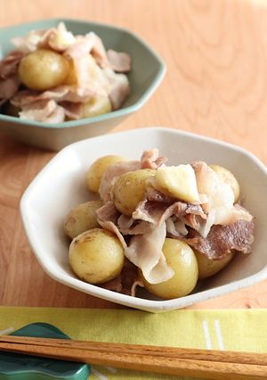 レンジで簡単！塩バター豚じゃが-レシピのメイン写真