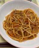 ミートソーススパゲティ☆給食メニュー