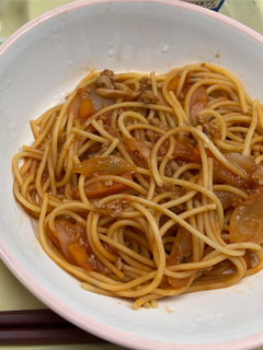 ミートソーススパゲティ☆給食メニュー-レシピのメイン写真