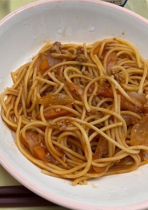 ミートソーススパゲティ☆給食メニュー-レシピのメイン写真