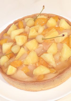 缶ずめ☆フルーツタルト！-レシピのメイン写真