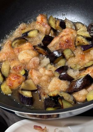 鶏と茄子のみぞれ煮-レシピのメイン写真