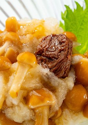 なめこの梅おろし-レシピのメイン写真