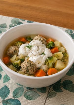 野菜たっぷり☆肉団子のスープ☆-レシピのメイン写真