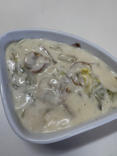 ベビーホタテと白菜のクリーム煮-レシピのメイン写真