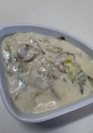 ベビーホタテと白菜のクリーム煮-レシピのメイン写真