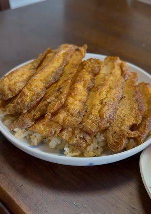 厚揚げ生姜焼き丼（ガーリックライス）-レシピのメイン写真