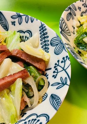 ＊キャベツとランチョンミートの炒め物＊-レシピのメイン写真
