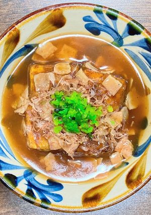 ベーコンと木綿豆腐のカレーあんかけ-レシピのメイン写真