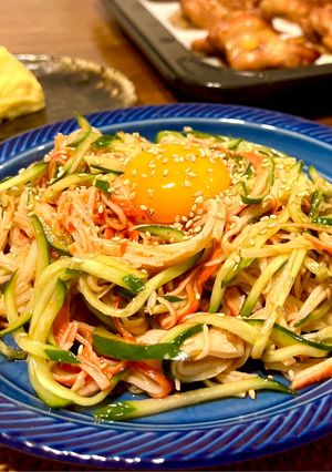 【食材3つで】きゅうりとカニカマのピリ辛ユッケ-レシピのメイン写真