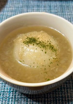 四毒抜き 丸ごと新玉ねぎのスープ-レシピのメイン写真