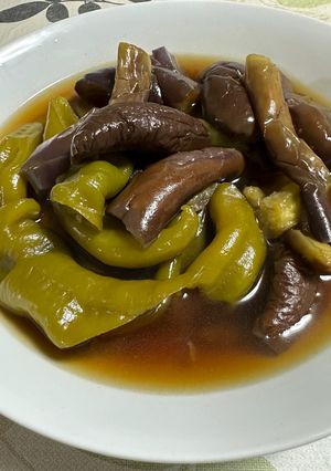 茄子と甘長唐辛子の煮びたし-レシピのメイン写真