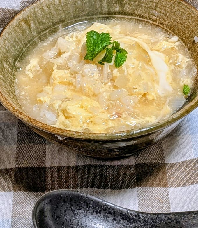 新玉ねぎ美味おじや-レシピのメイン写真