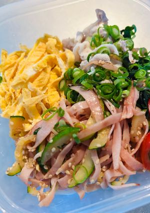 つゆぶっかけそうめん弁当②冷蔵保管必須⁉︎-レシピのメイン写真