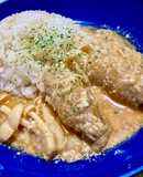 豚肉とヨーグルトでストロガノフ風♪