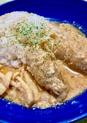 豚肉とヨーグルトでストロガノフ風♪-レシピのメイン写真