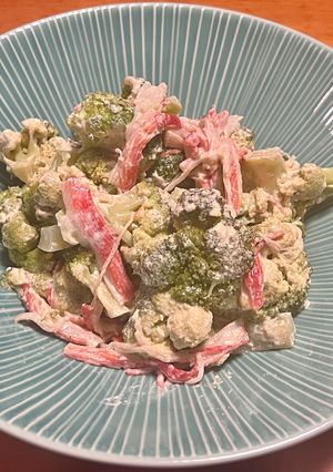 簡単♡ブロッコリーとカニカマ濃く旨サラダ-レシピのメイン写真