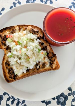 ディアボラ風!鯖フレークチーズトースト-レシピのメイン写真