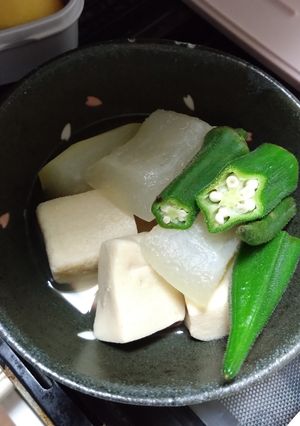 冬瓜と高野豆腐煮物-レシピのメイン写真