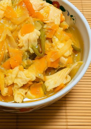 鶏むね肉と野菜の味噌炒め-レシピのメイン写真