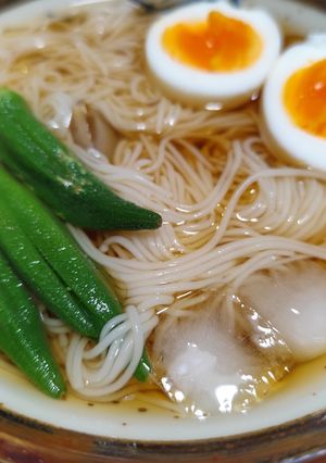 麺つゆで簡単冷やしそうめんラーメン-レシピのメイン写真