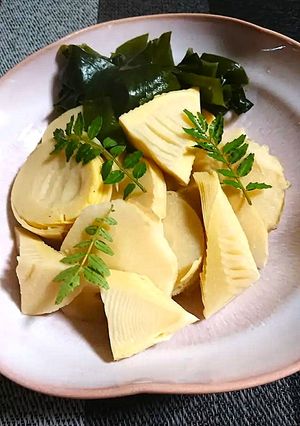 ミコばあばの若竹煮、天ぷらも・・・-レシピのメイン写真