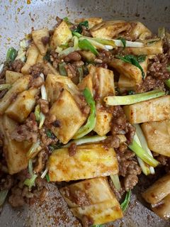 筍とひき肉の辛味噌炒め-レシピのメイン写真
