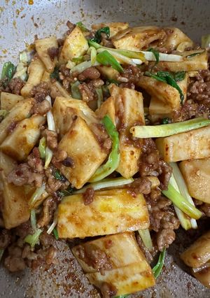 筍とひき肉の辛味噌炒め-レシピのメイン写真